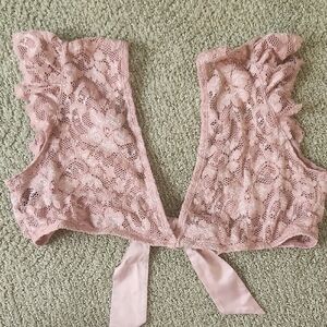 Lace Pink Sleepwear Top